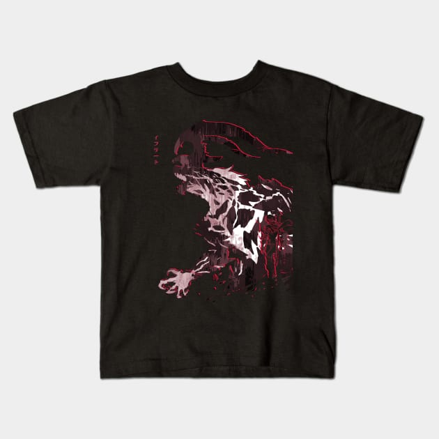 Ifrit Awakening Grey ver.:Final Fantasy XVI Kids T-Shirt by Vertei